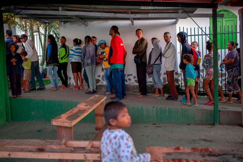 Venezuelans online for food.